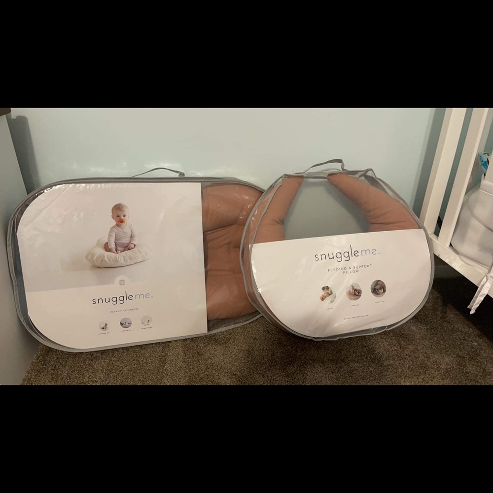 SnuggleMe Organic Lounger and Feeding Pillow